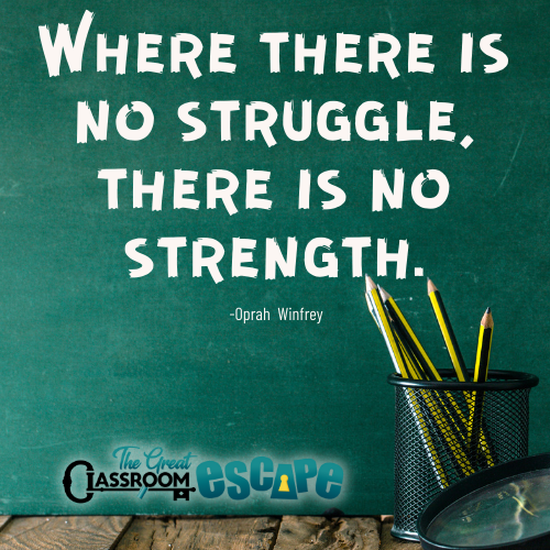 where there is no struggle there is no strength