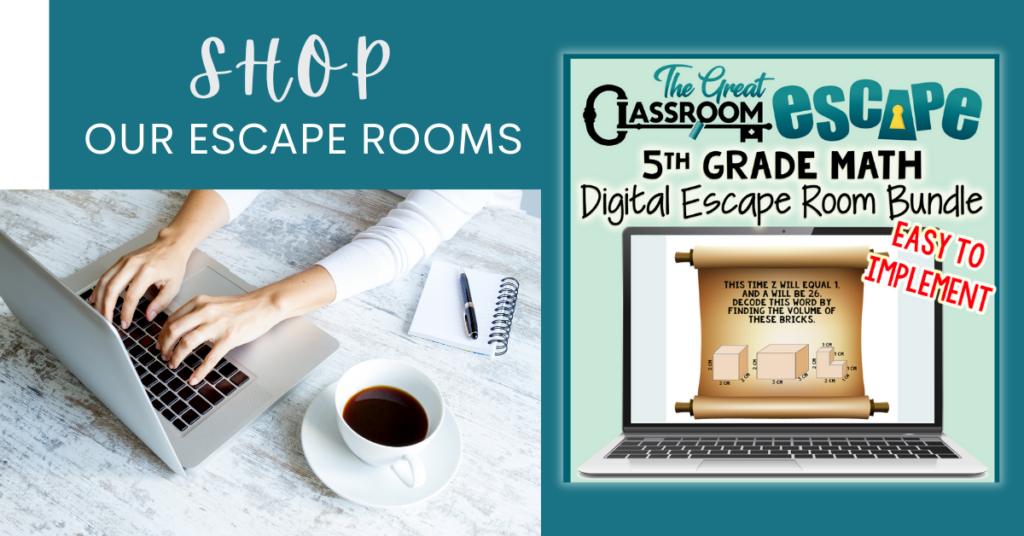 Shop for Math Escape Rooms