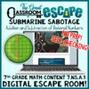 Adding and subtracting negative numbers activity for 7th grade. This digital escape room makes a great worksheet alternative for practicing and reviewing how to add and subtract positive and negative integers, fractions, and decimal numbers.