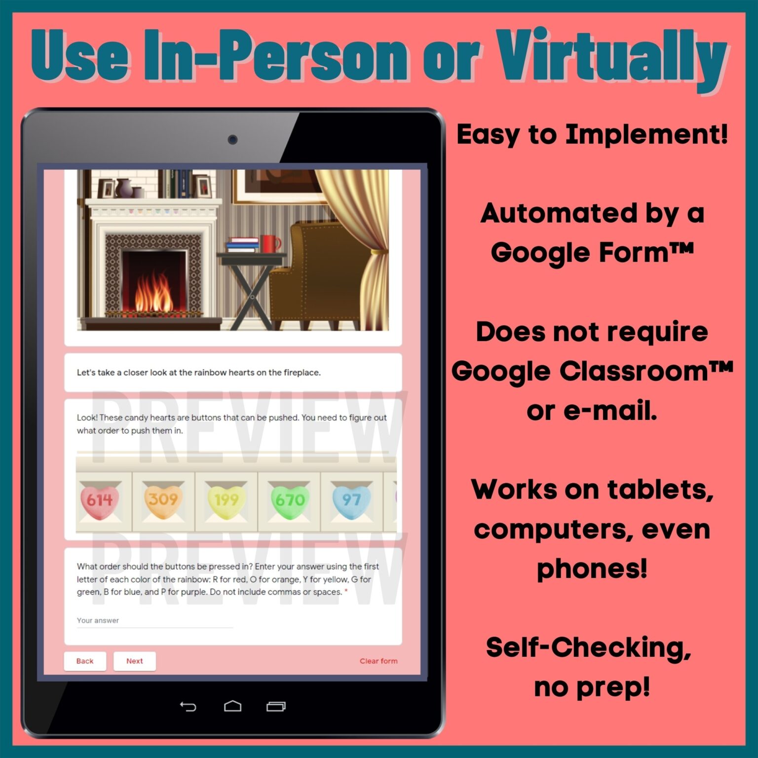 2nd Grade Valentine’s Day Math Activity Digital Escape Room – The Great ...