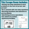 Solving 2 Step Equations Digital Escape Room Fun 7th Grade Math Activity - Image 4
