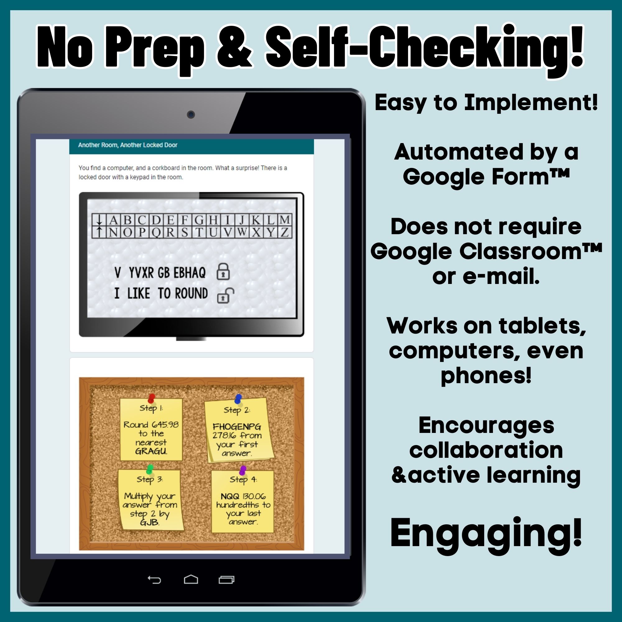 5th Grade Decimal Operations Escape Room Bundle | Place Value & Rounding - Image 3