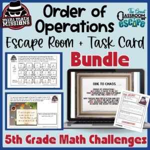 5th grade order of operations worksheet alternative and math games